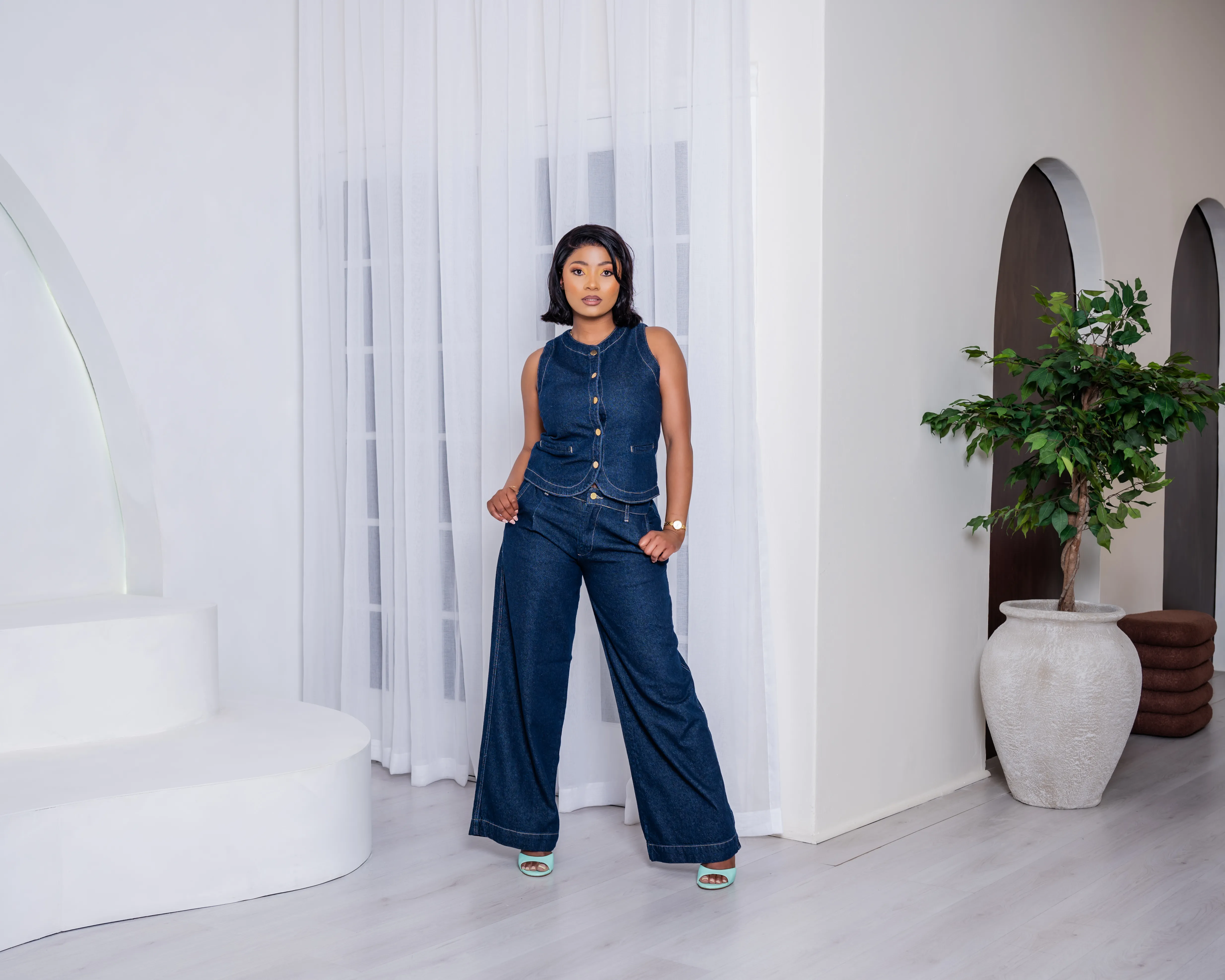 Fashion campaign — movement shot