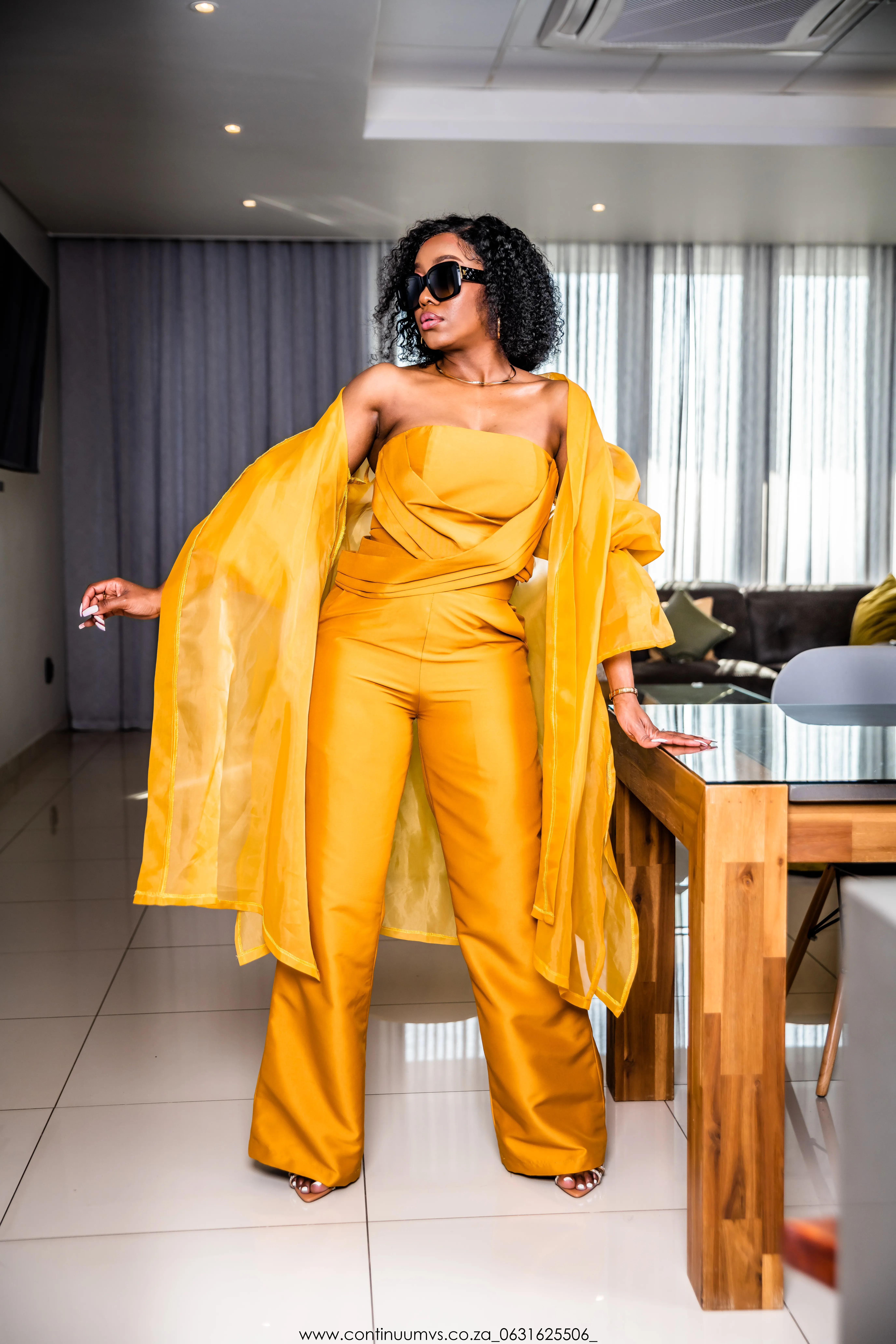 Clothing brand shoot — full body look